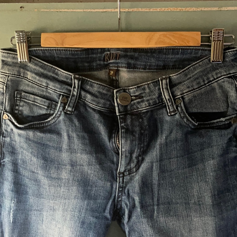 KUT Petite Ankle Length Stretch Jeans